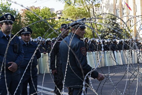 Opposition protest in Yerevan