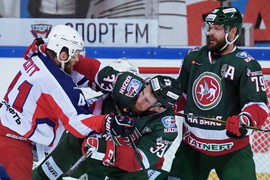 Ice hockey. Kontinental Hockey League. Ak Bars vs. CSKA
