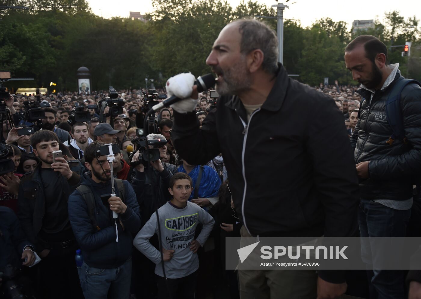 Opposition protest in Yerevan