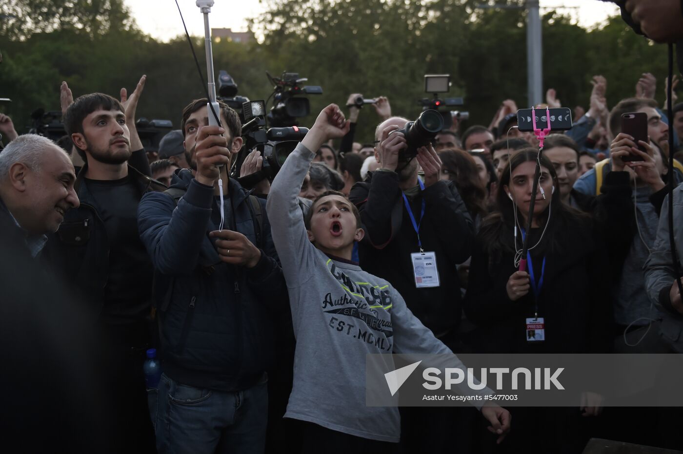 Opposition protest in Yerevan