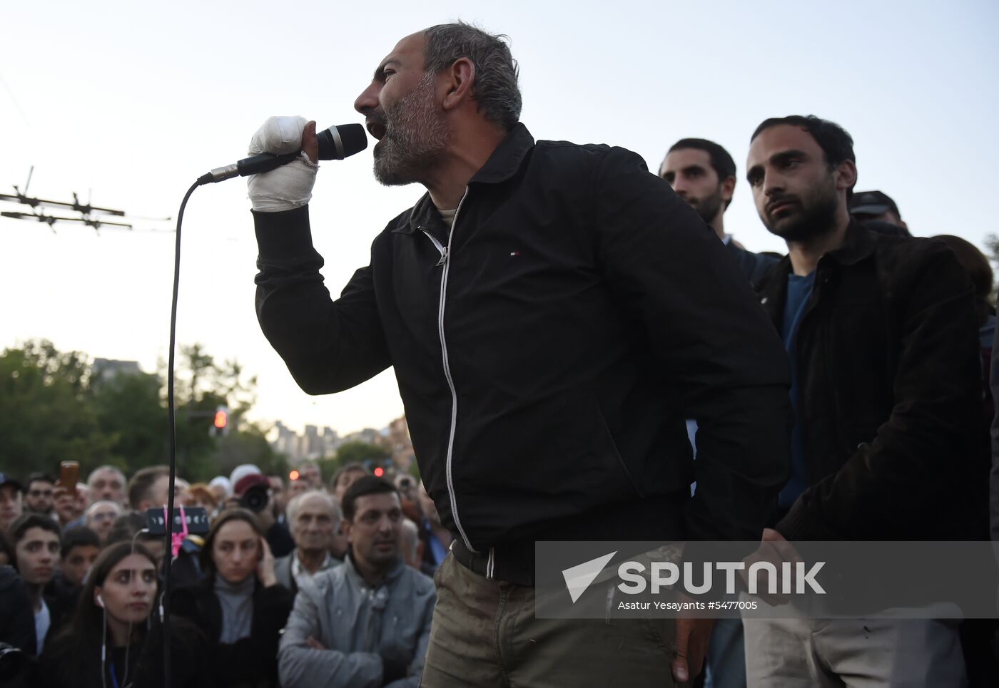 Opposition protest in Yerevan