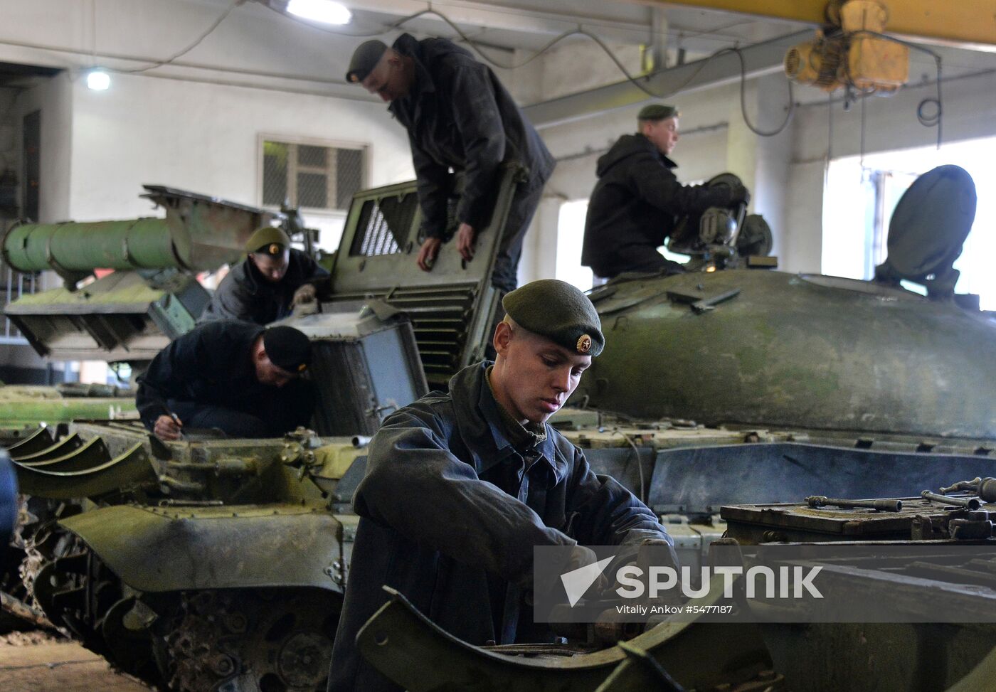 Central storage base for armored vehicles in Primorye