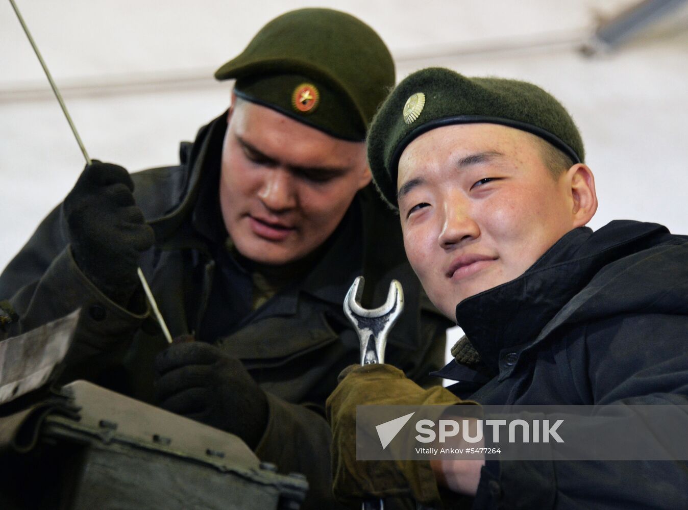 Central storage base for armored vehicles in Primorye