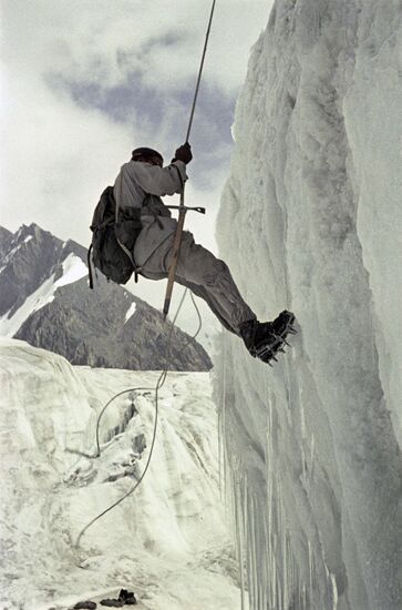 Mountaineers in Tian Shan
