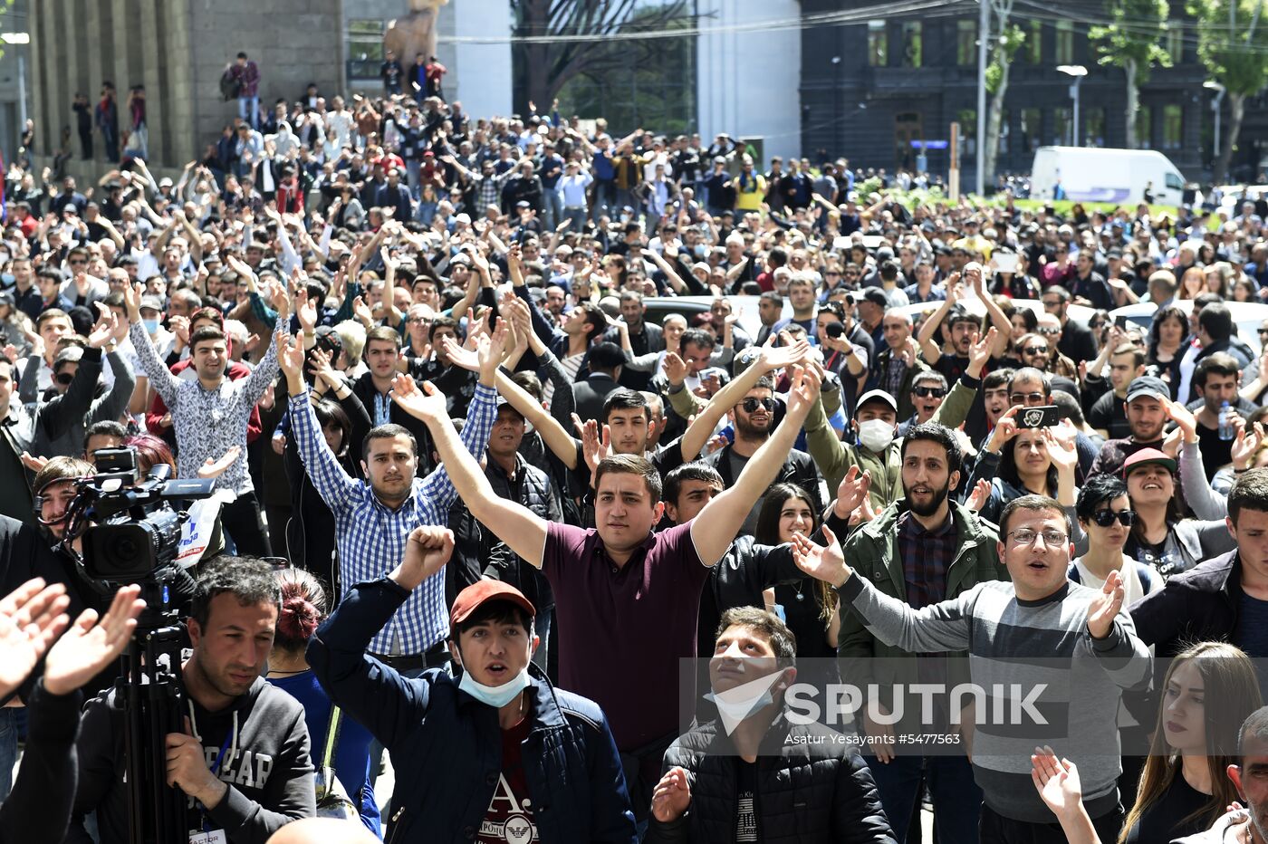 Protests surge in Yerevan