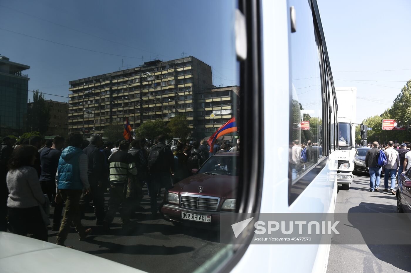Protests surge in Yerevan