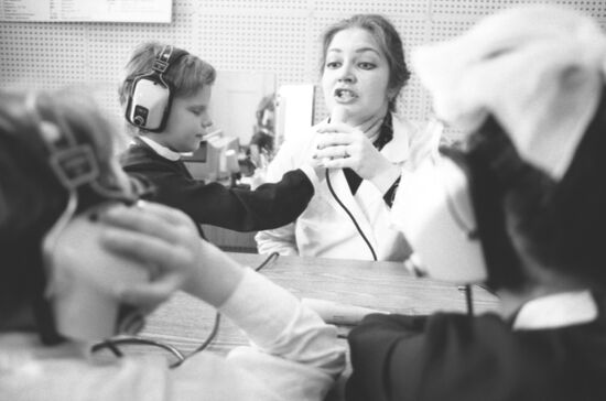 Zagorsk children's home for eyesight, hearing, speech impaired