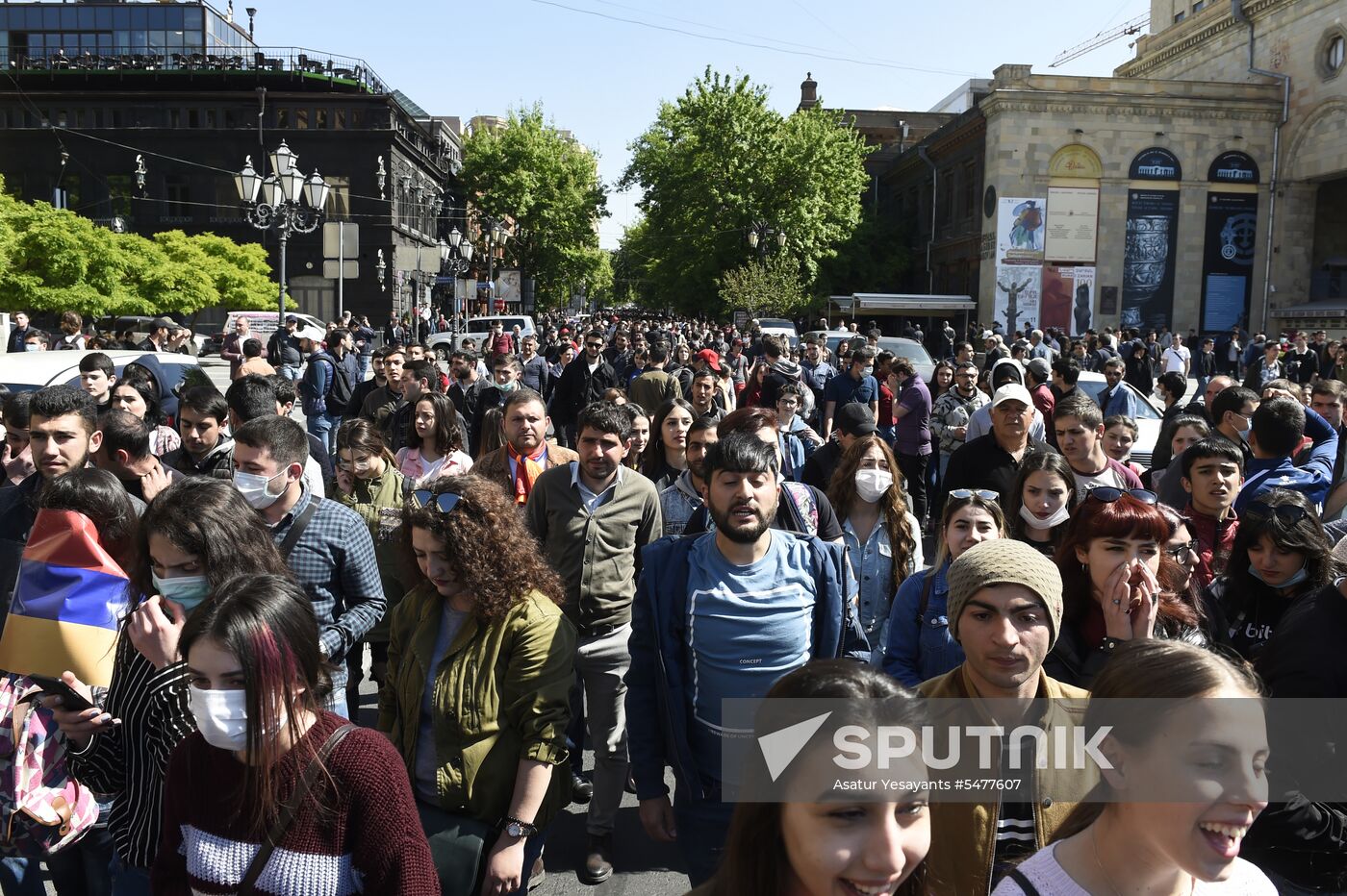 Protests surge in Yerevan