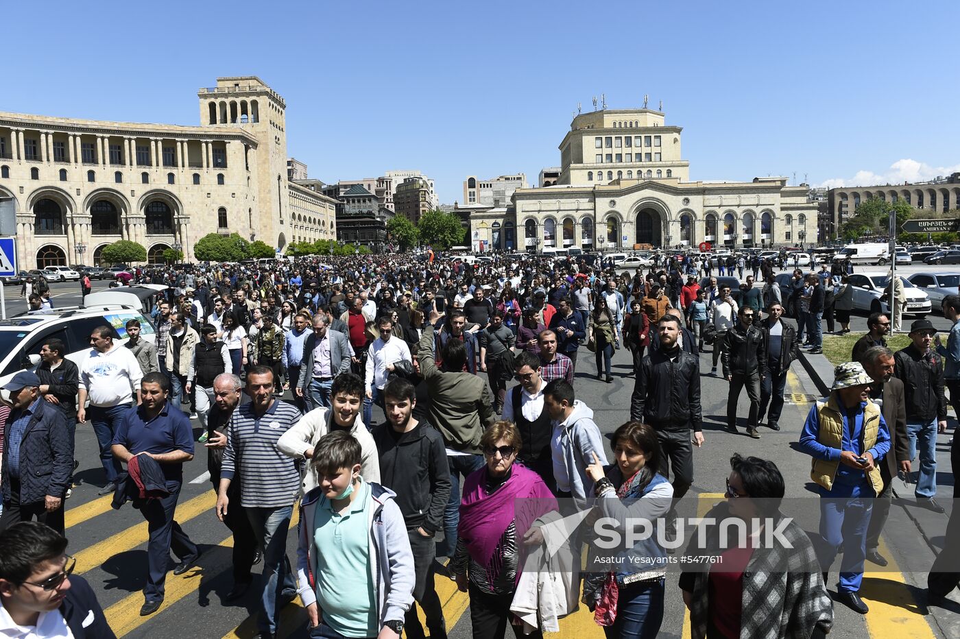 Protests surge in Yerevan
