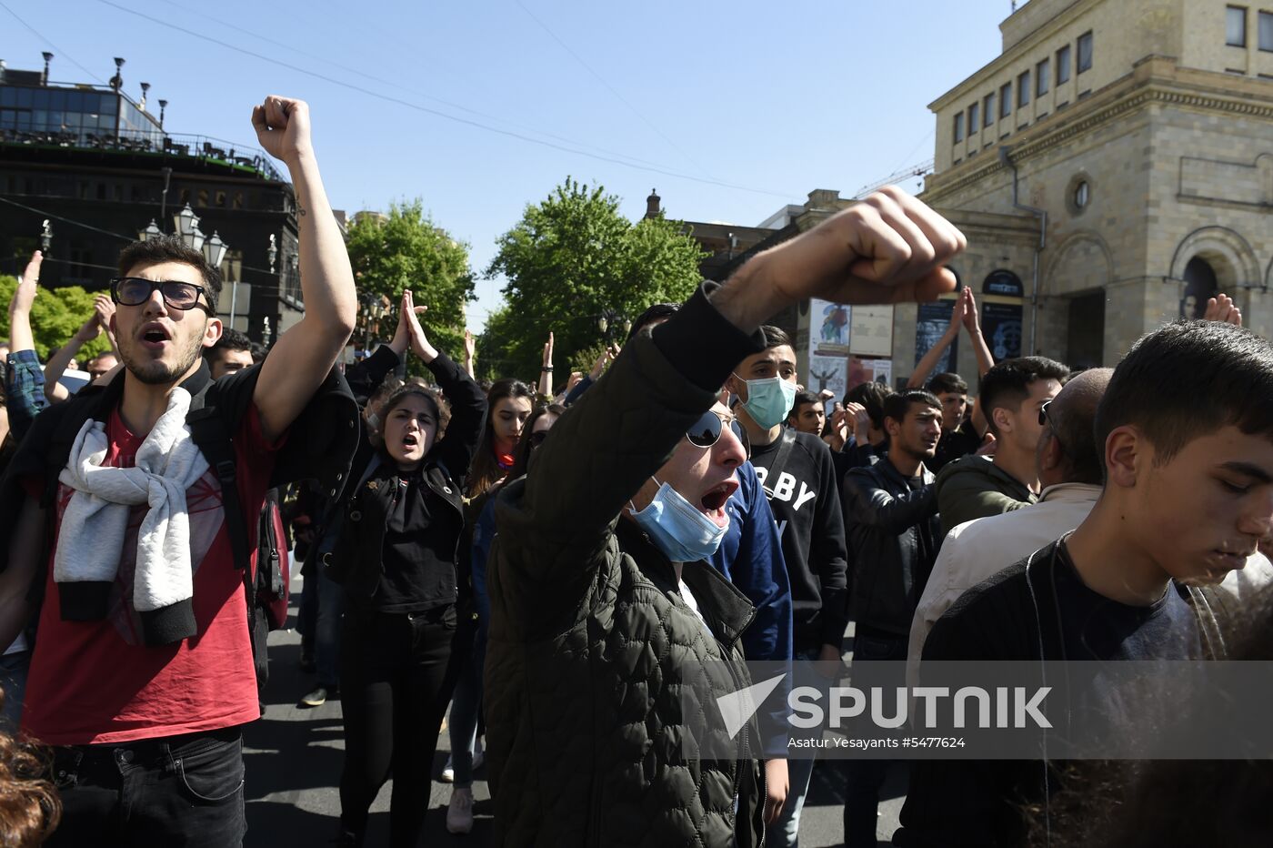Protests surge in Yerevan