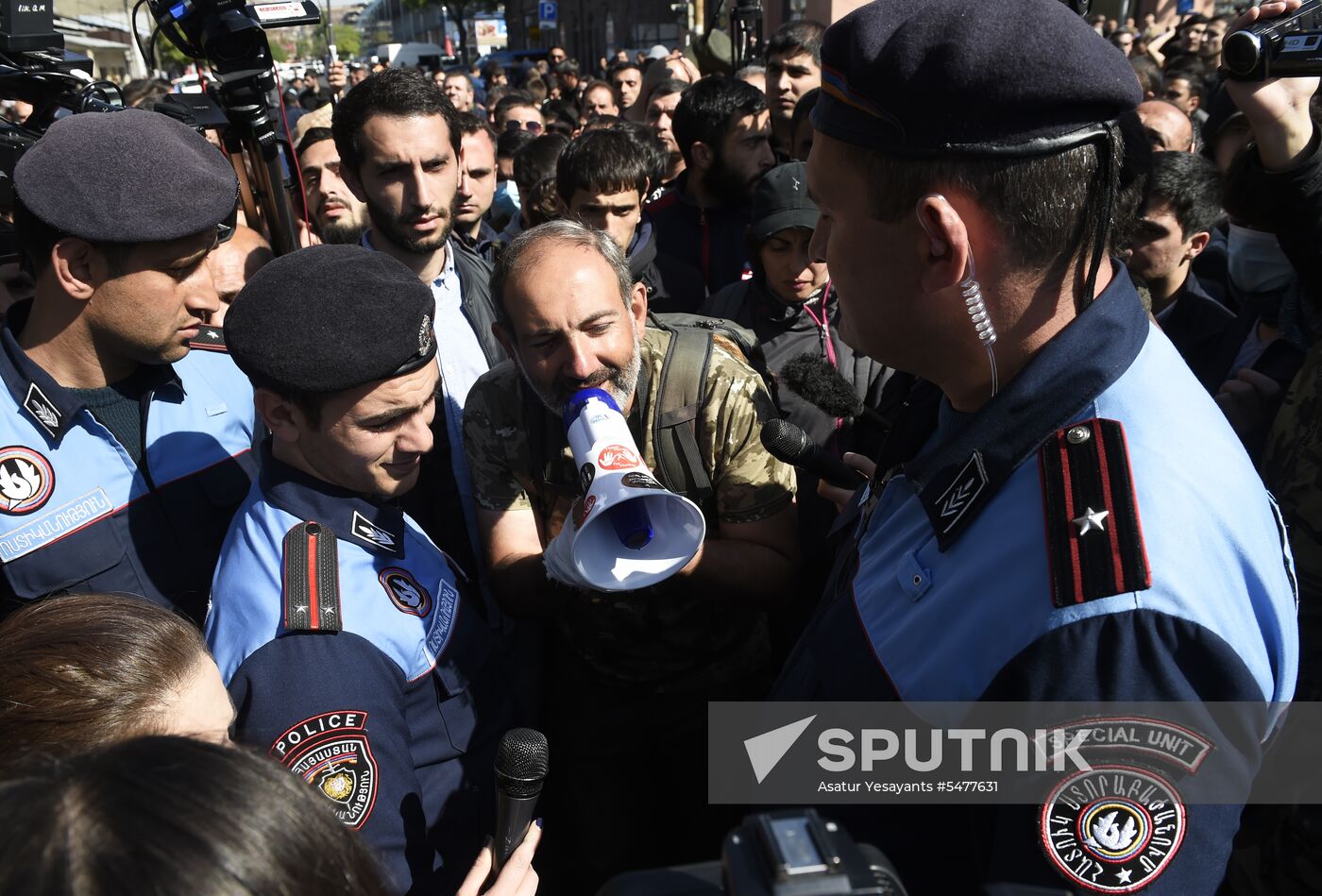 Protests surge in Yerevan