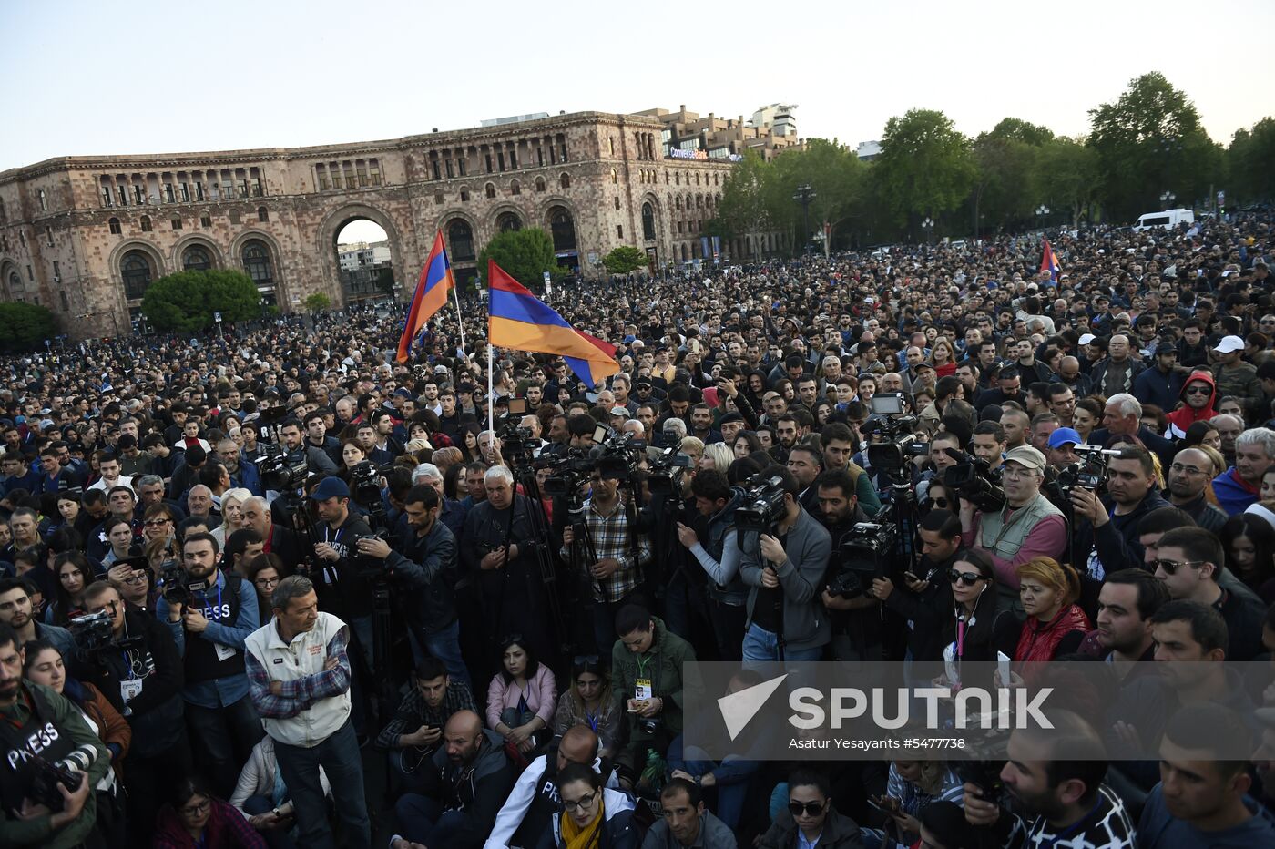 Protests surge in Yerevan