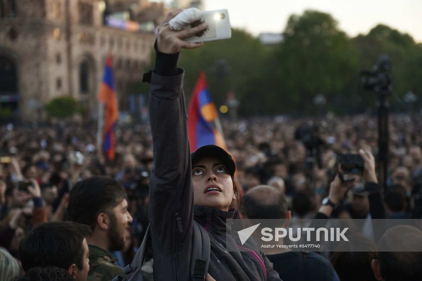 Protests surge in Yerevan