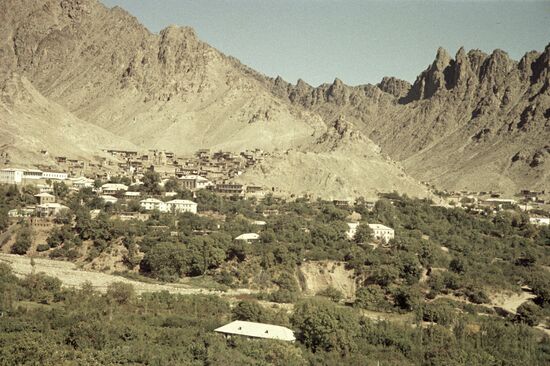 Megri high-altitude village in Armenia