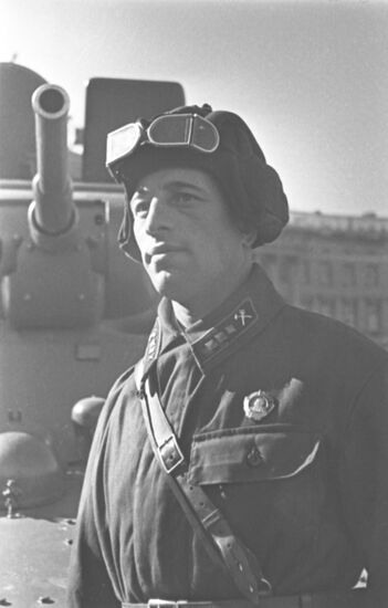Military Parade in Leningrad on May 1, 1938