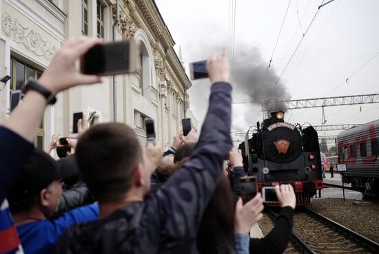 Victory Train arrives in Krasnodar