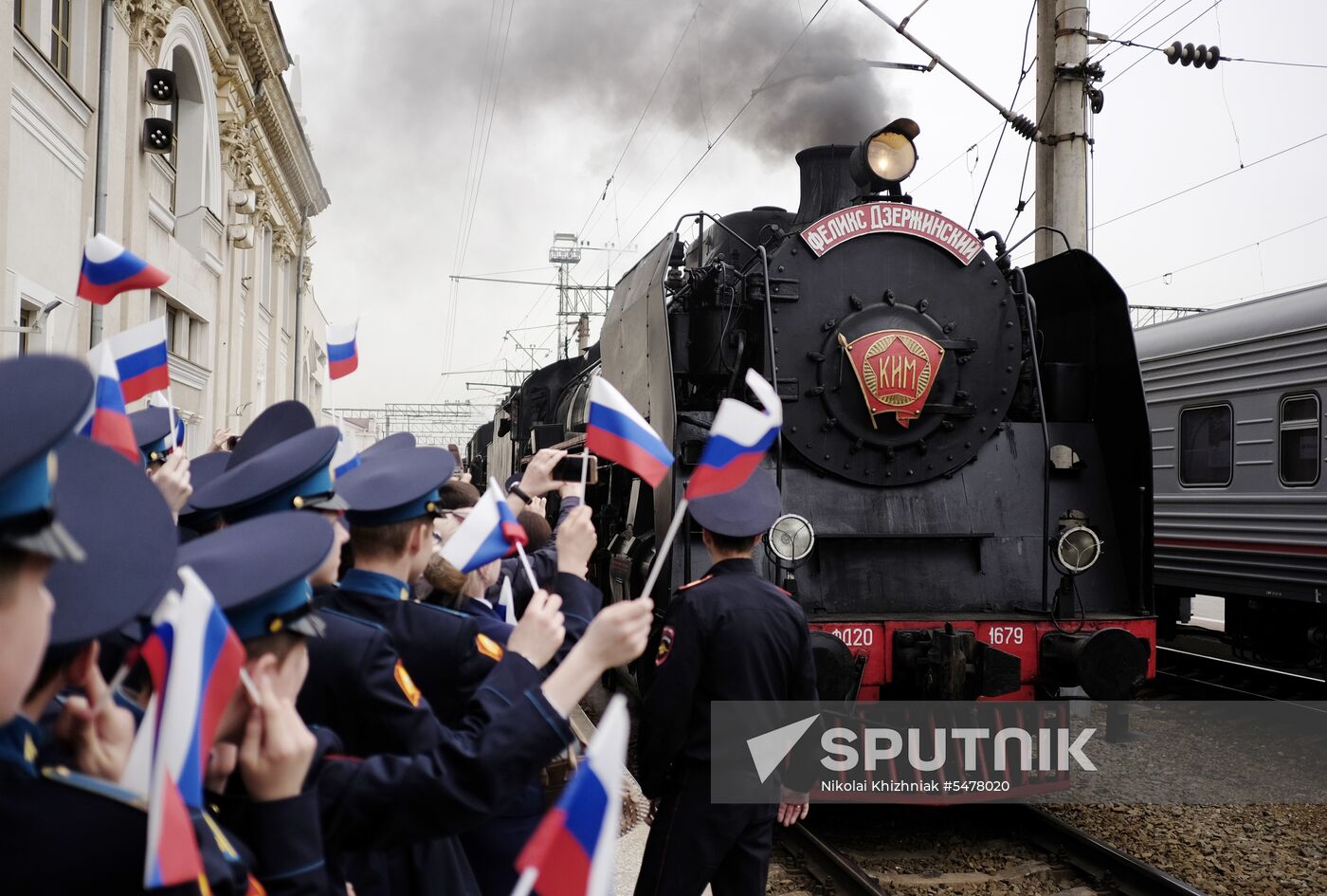 Victory Train arrives in Krasnodar