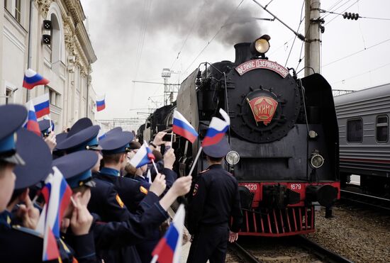 Victory Train arrives in Krasnodar