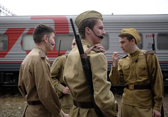 Victory Train arrives in Krasnodar