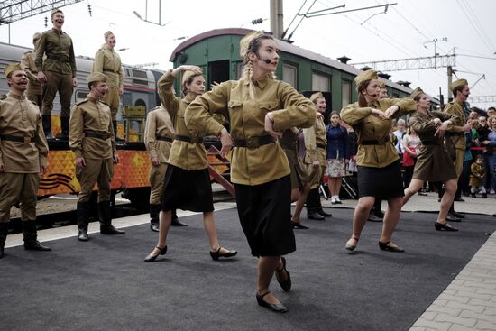 Victory Train arrives in Krasnodar