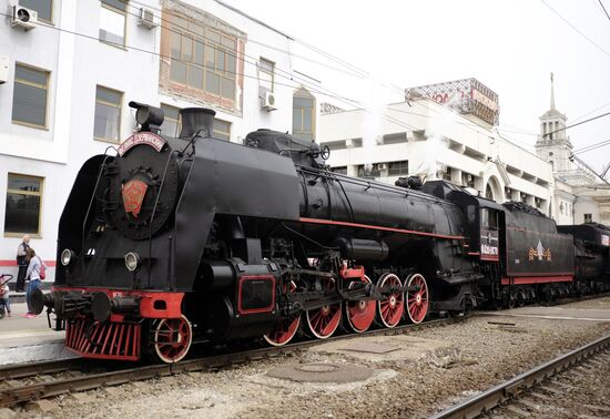 Victory Train arrives in Krasnodar
