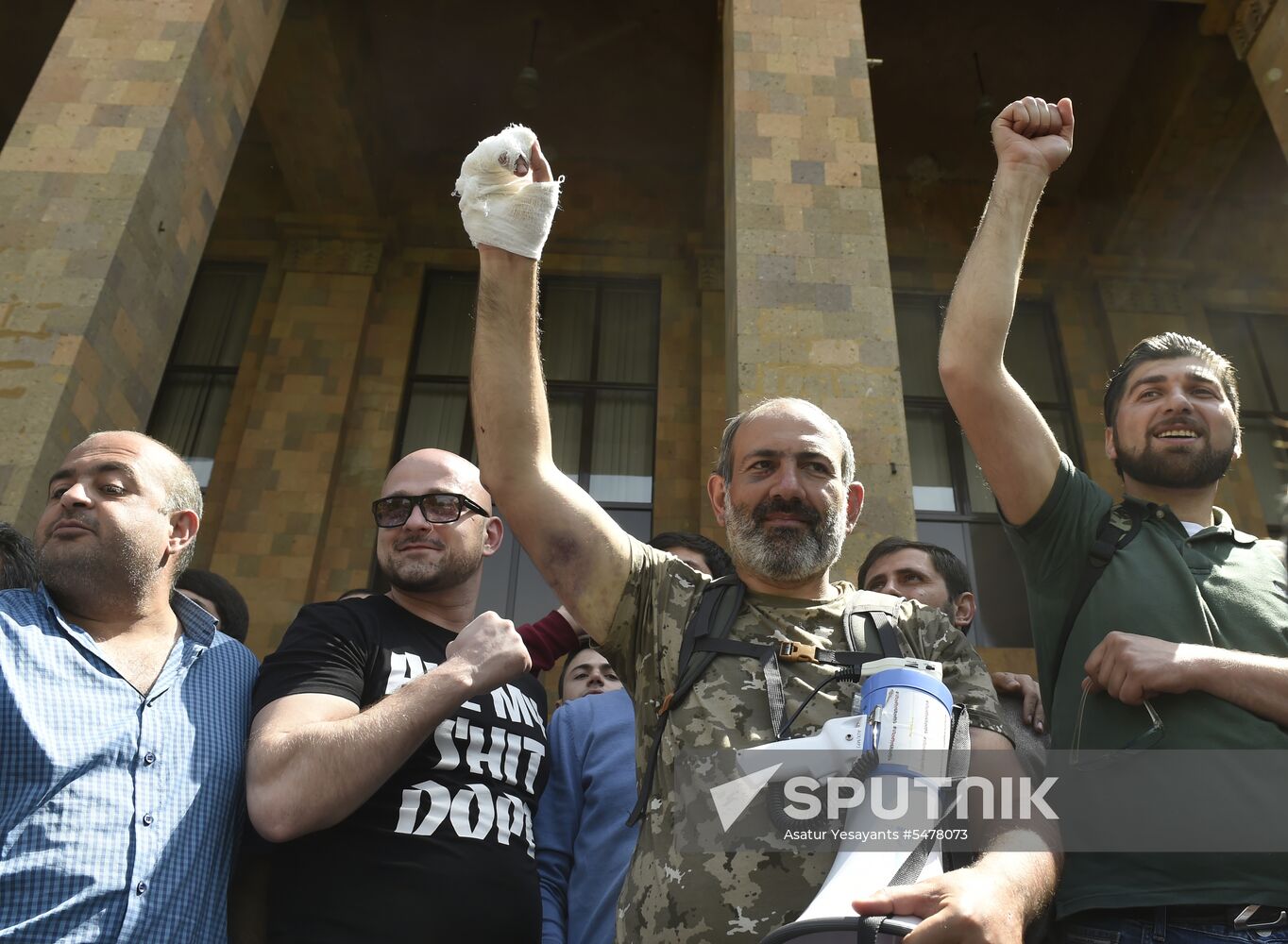 Opposition protests in Yerevan