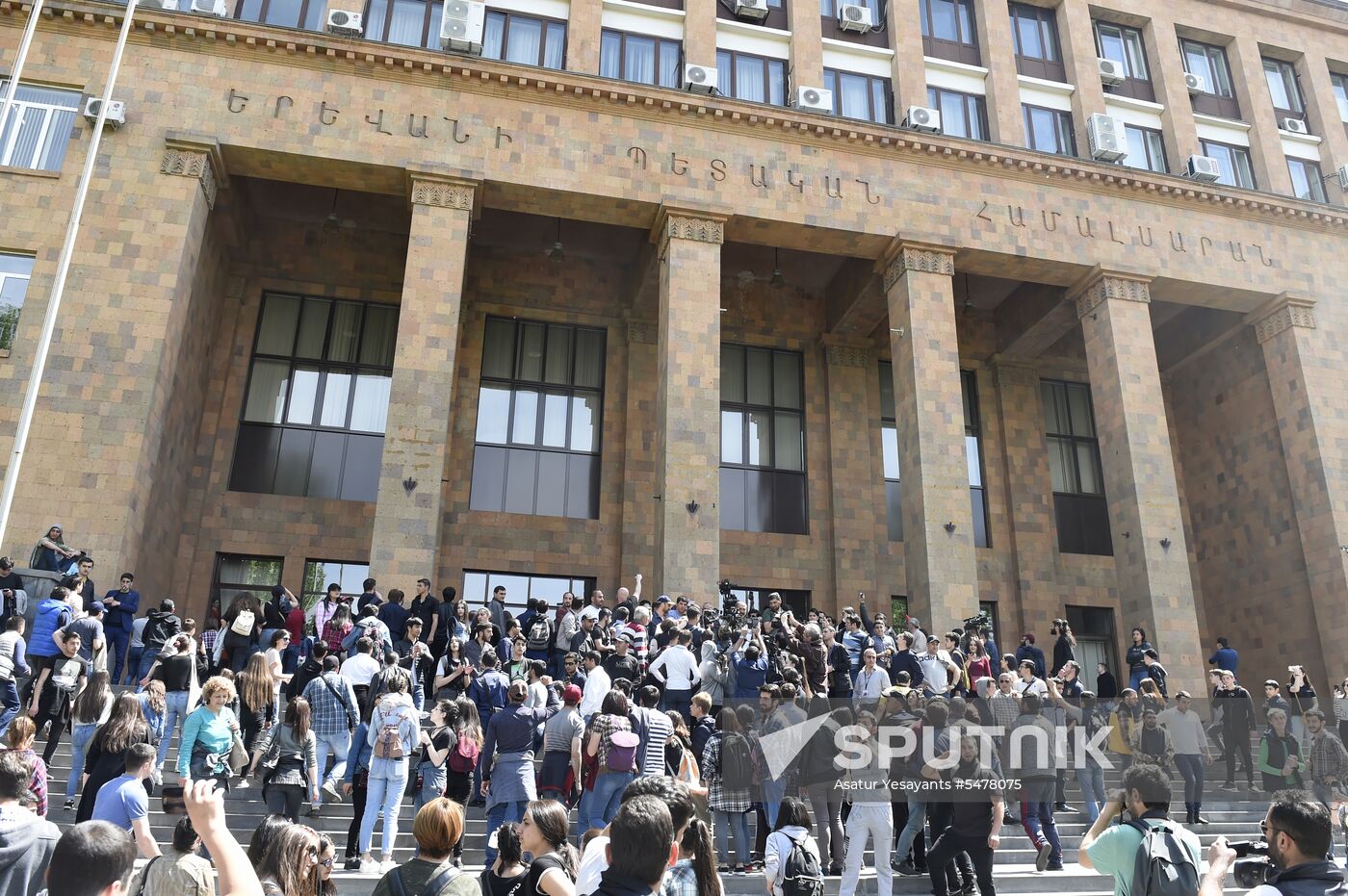 Opposition protests in Yerevan