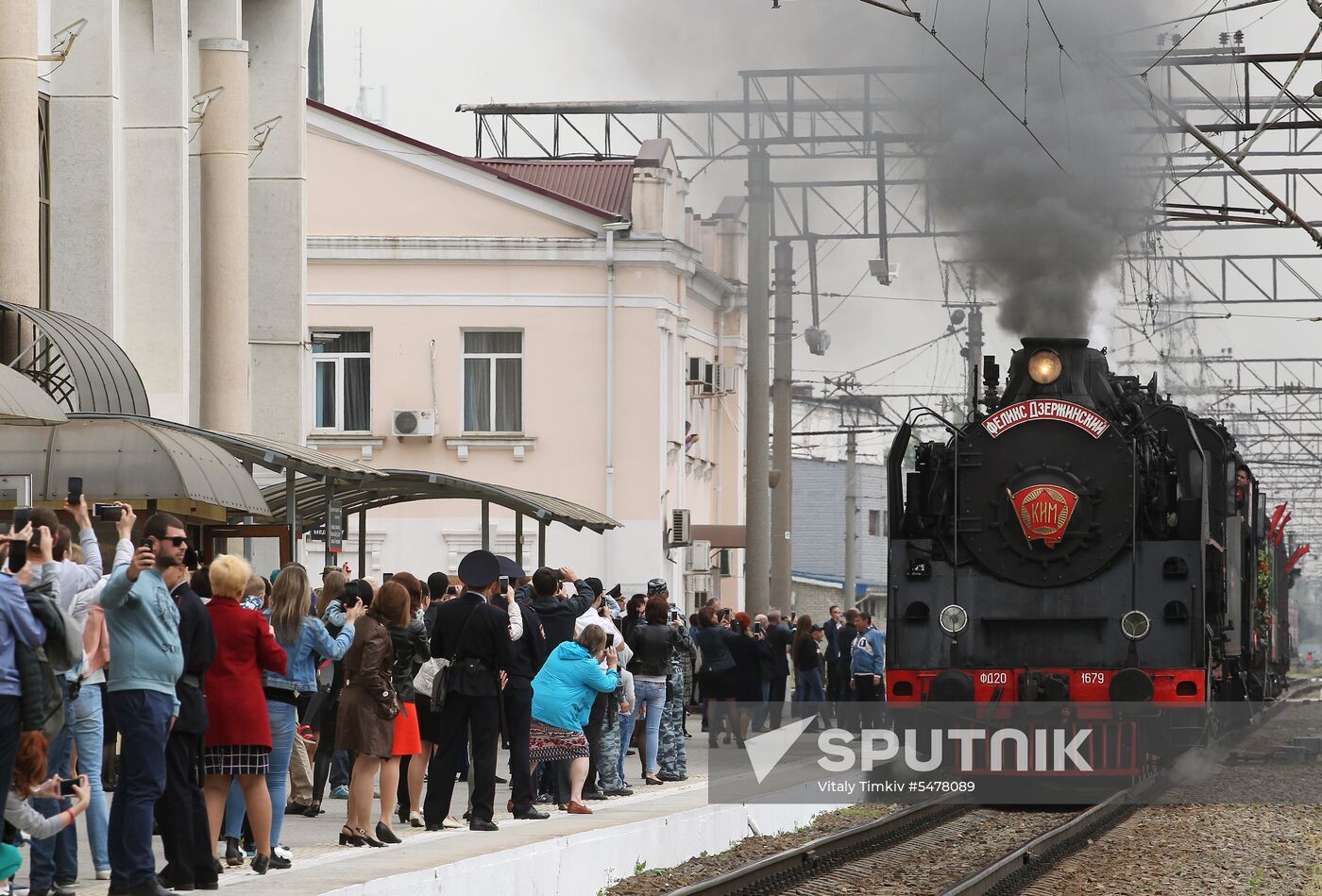 Victory Train arrives in Krasnodar