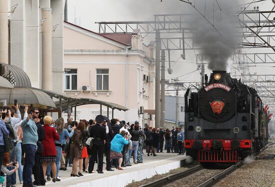 Victory Train arrives in Krasnodar