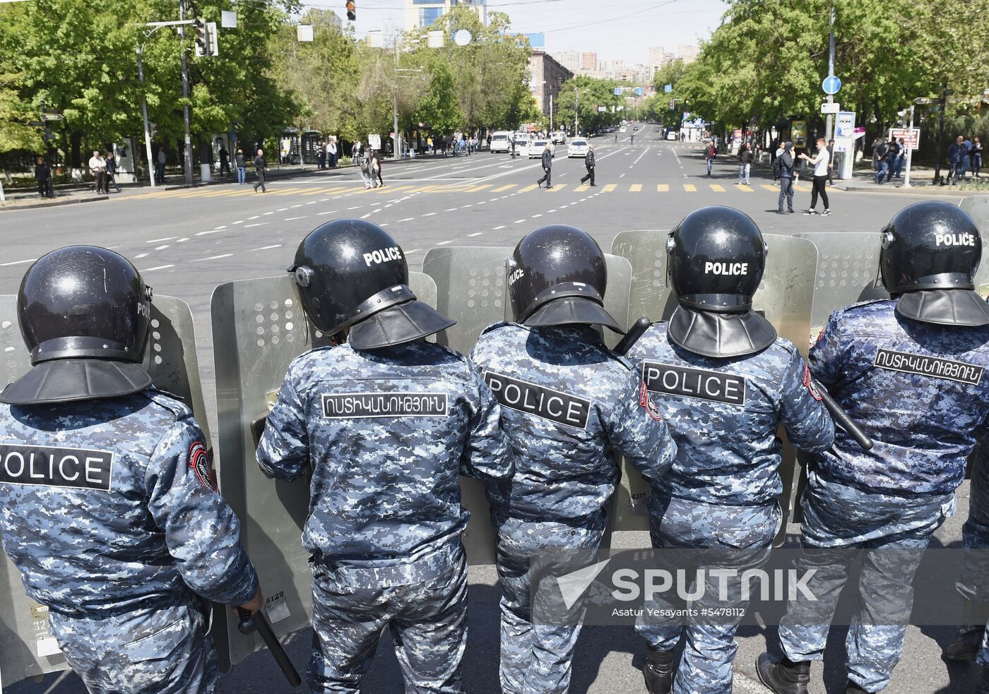 Opposition protests in Yerevan