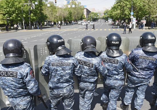 Opposition protests in Yerevan