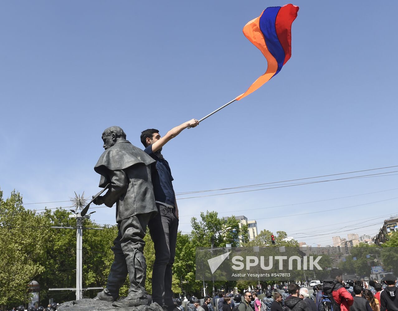 Opposition protests in Yerevan