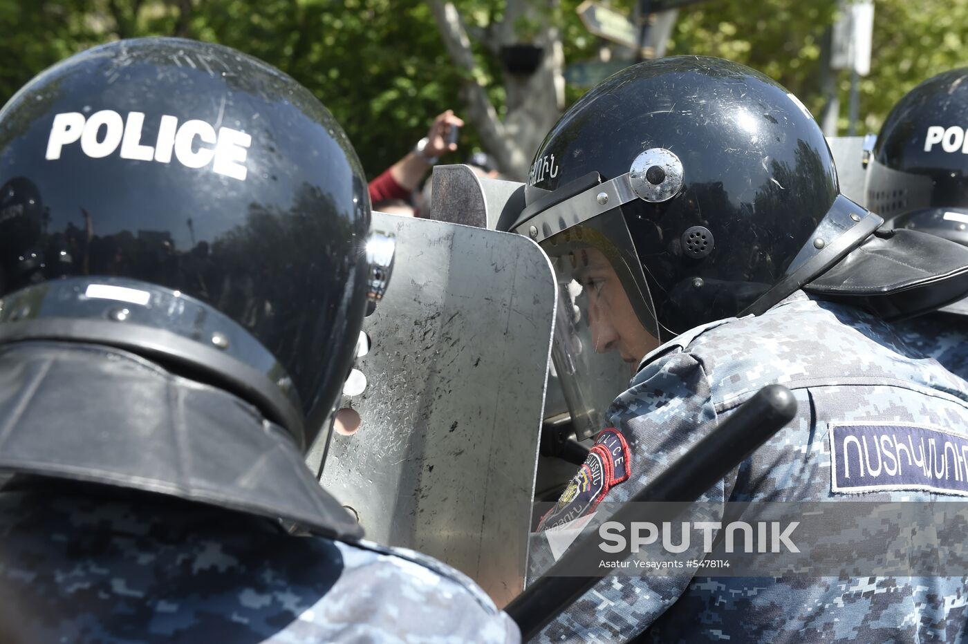 Opposition protests in Yerevan