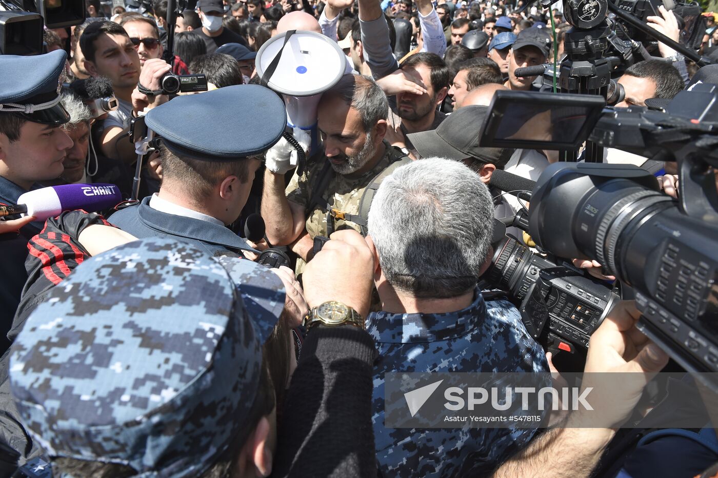 Opposition protests in Yerevan