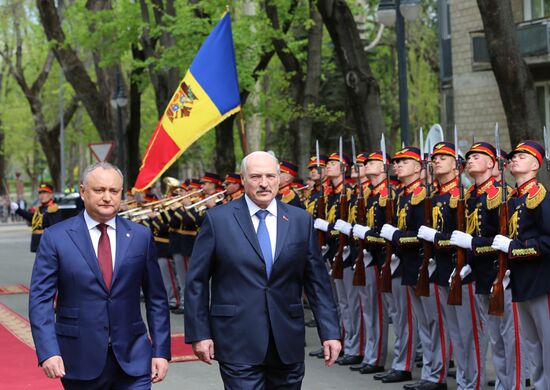 President of Belarus Alexander Lukashenko visits Moldova
