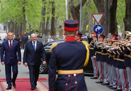 President of Belarus Alexander Lukashenko visits Moldova