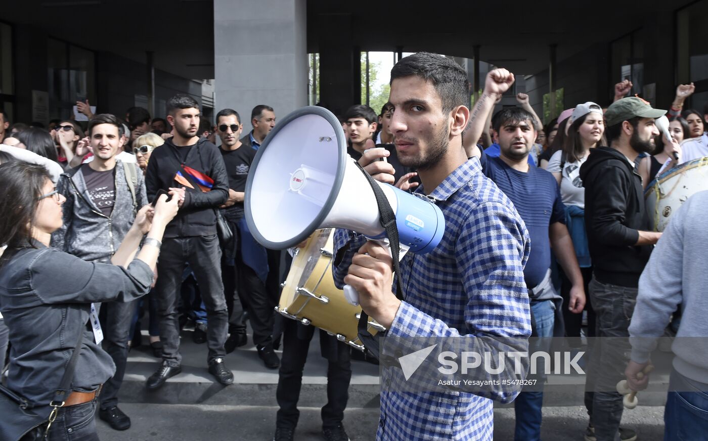 Opposition protests in Yerevan