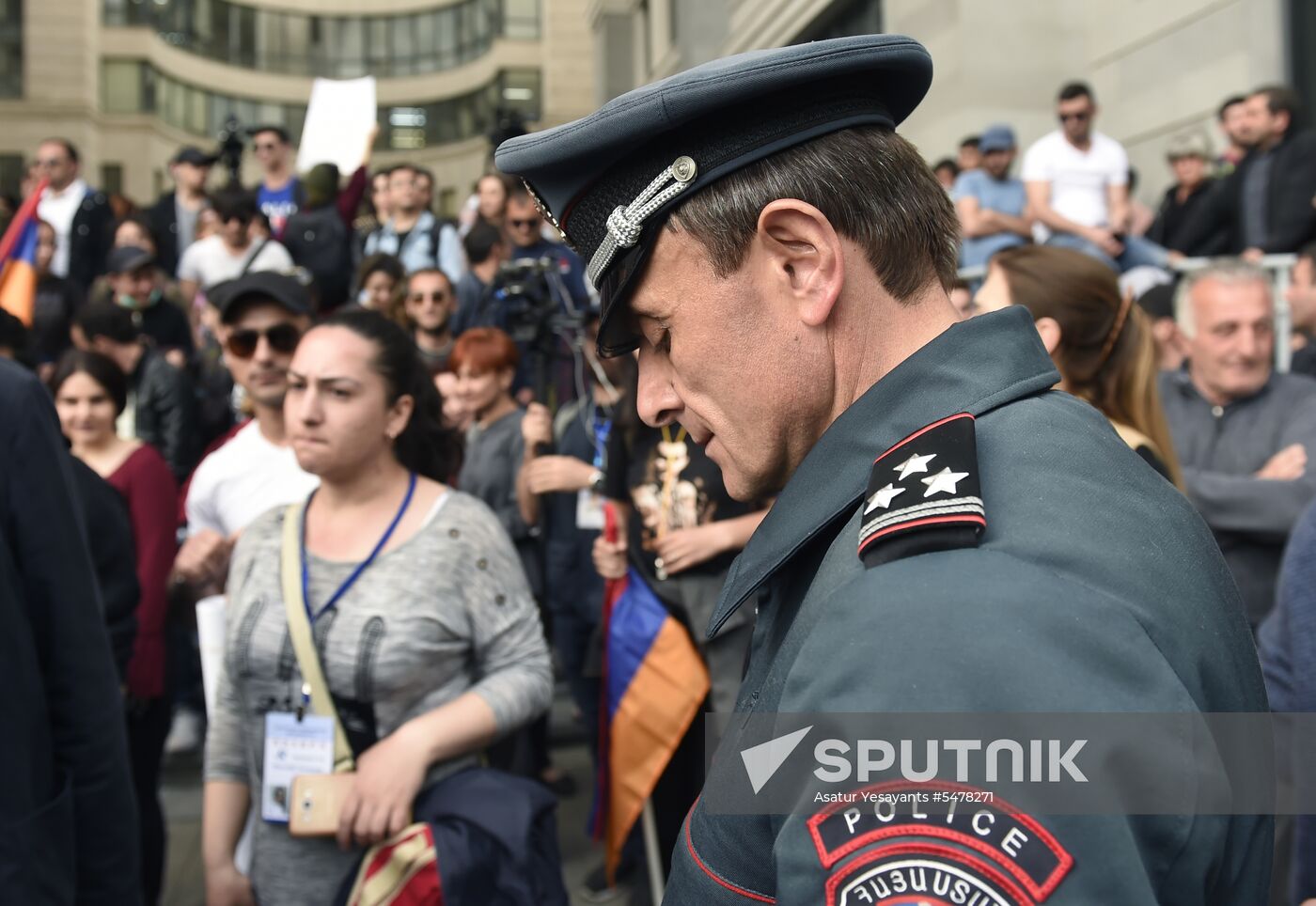 Opposition protests in Yerevan