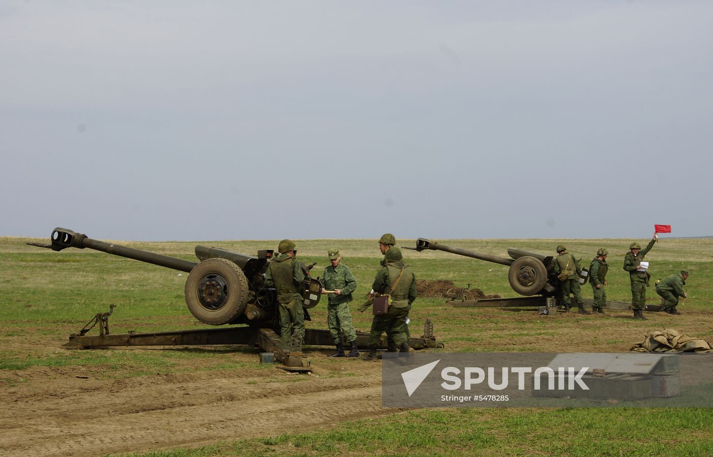 Firearms drill of the People's Militia of the Lugansk People's Republic