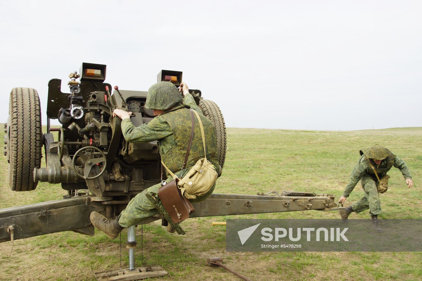 Firearms drill of the People's Militia of the Lugansk People's Republic