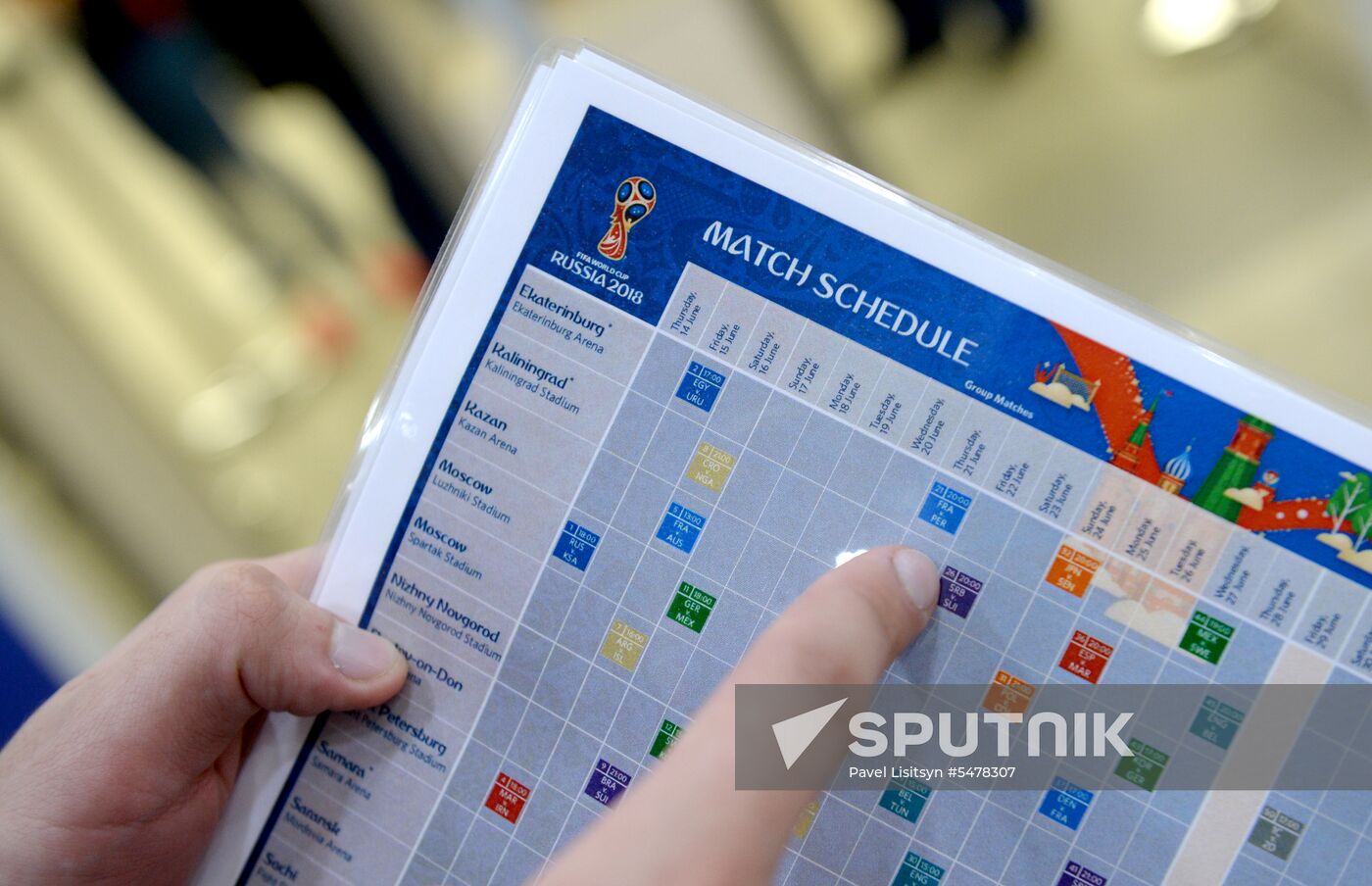 Opening of FIFA Ticketing Centers in Russia ahead of 2018 World Cup
