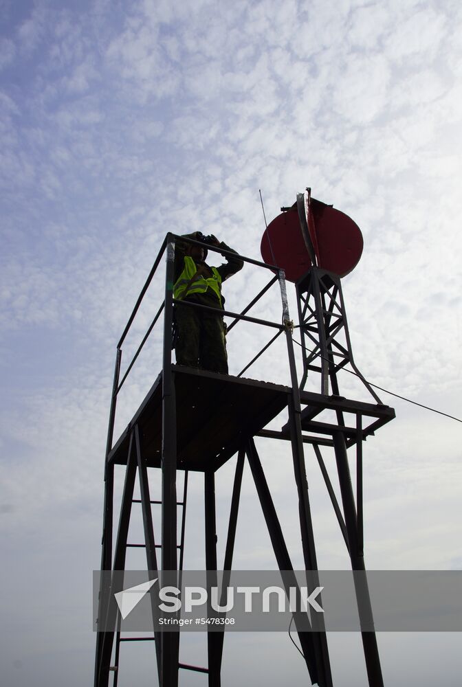 Firearms drill of the People's Militia of the Lugansk People's Republic