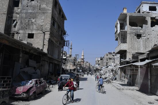 Developments in Douma, Syria