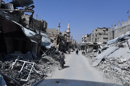 Developments in Douma, Syria