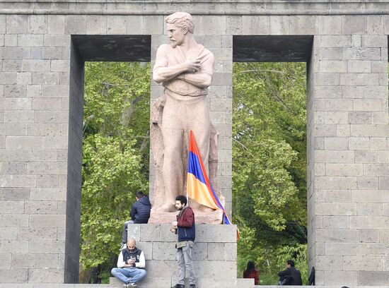 Opposition protests in Yerevan