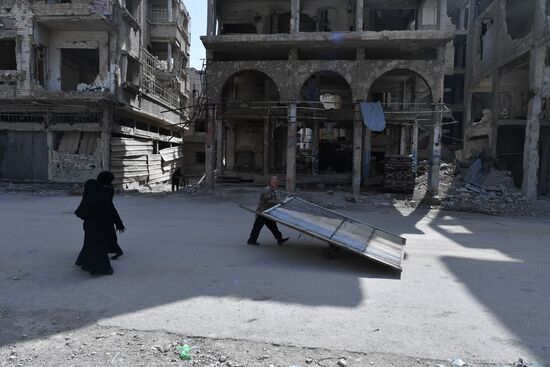 Developments in Douma, Syria