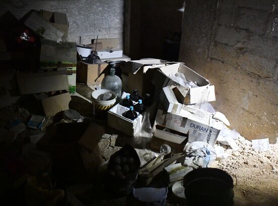 Militants' chemical laboratory in Syrian town of Douma