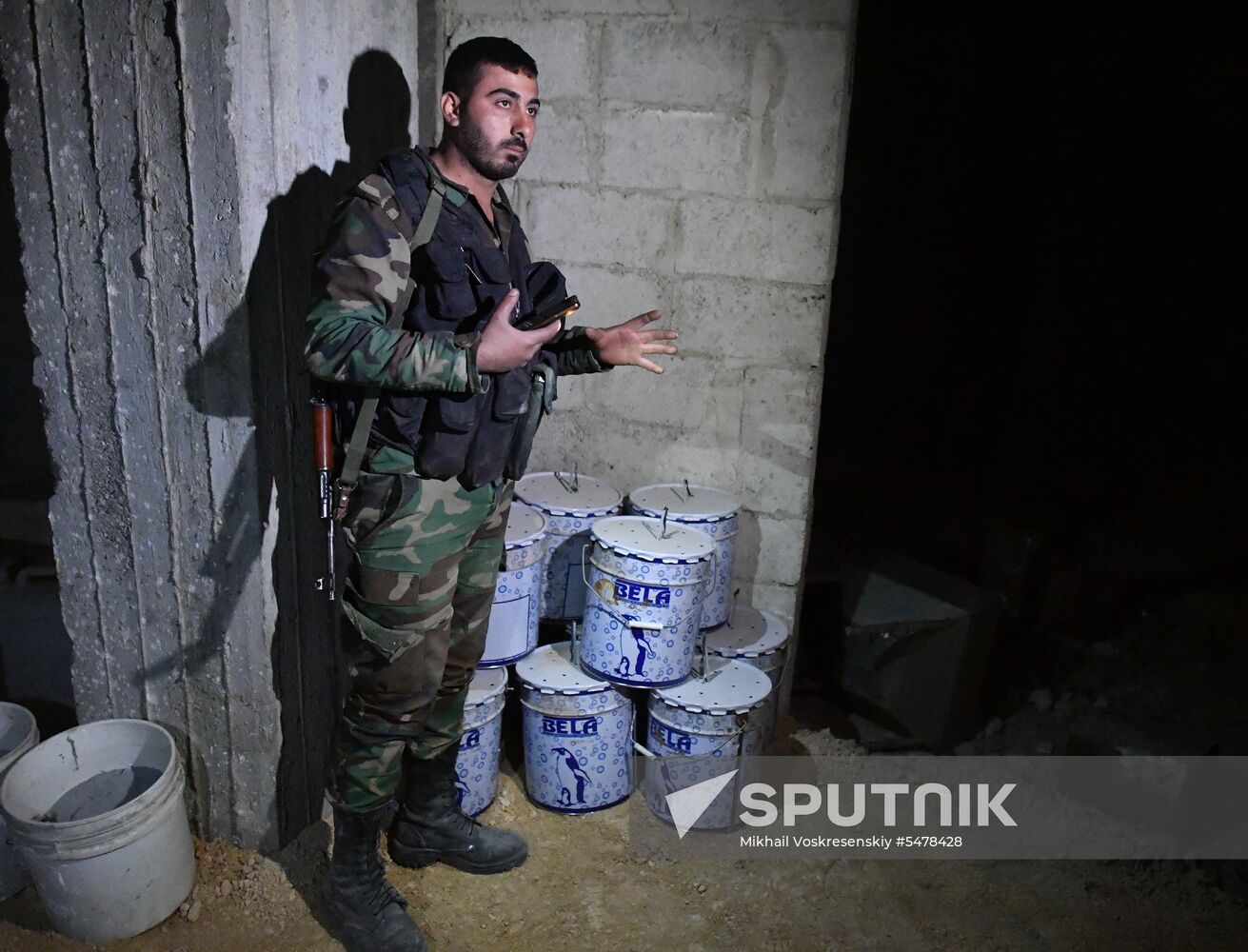 Militants' chemical laboratory in Syrian town of Douma