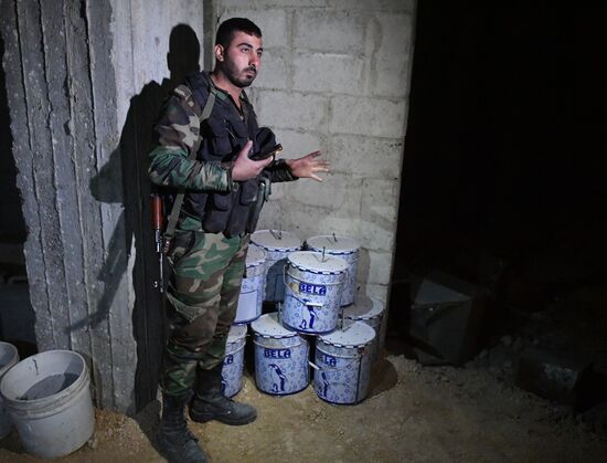 Militants' chemical laboratory in Syrian town of Douma