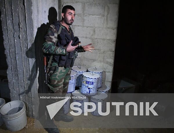 Militants' chemical laboratory in Syrian town of Douma